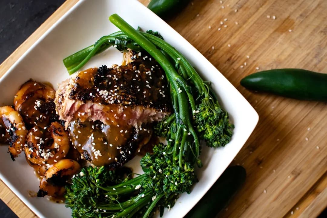 Air Fryer Sesame Chicken Thighs