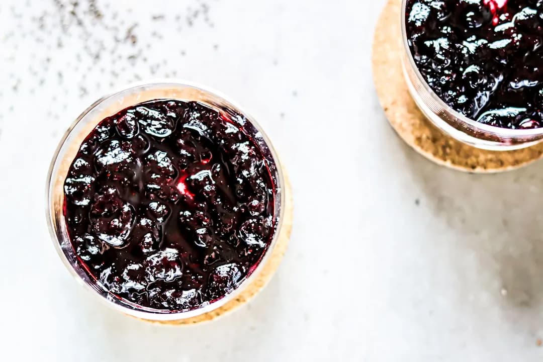 Cherry Cheesecake Chia Seed Pudding
