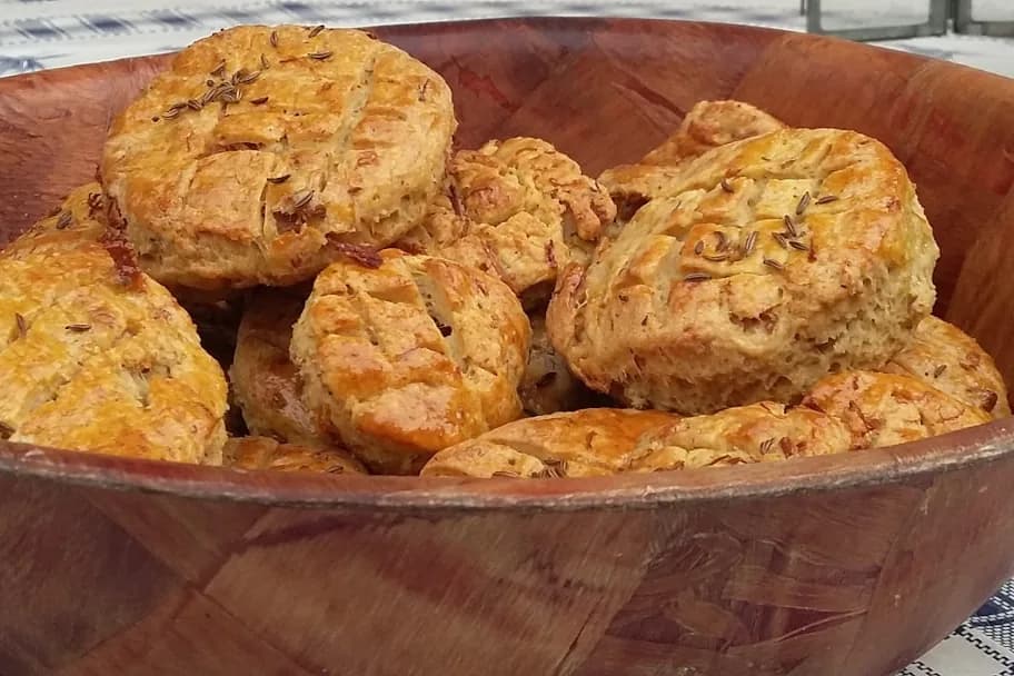 Parmesan Chive Biscuits