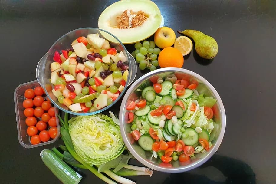 Pear, Grape, and Cucumber Salad